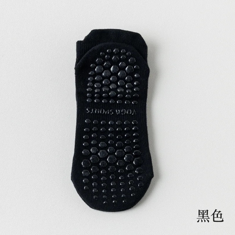Non-Slip Grips Men Women Yoga socks Colorful Cotton Anti Slip Silicone Gym Pilates Ballet Sport Dance Low Cut Socks