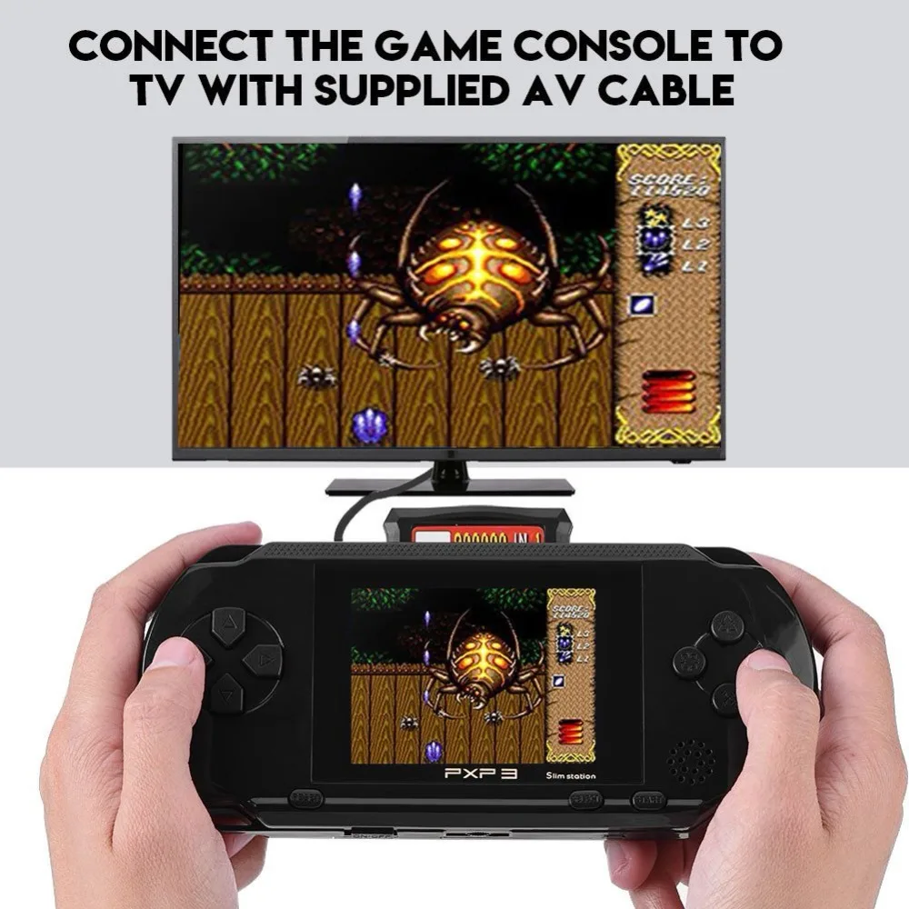 2 7 дюймов PXP3 портативная игровая консоль 16 бит классический Sega ретро портативный плеер PXP