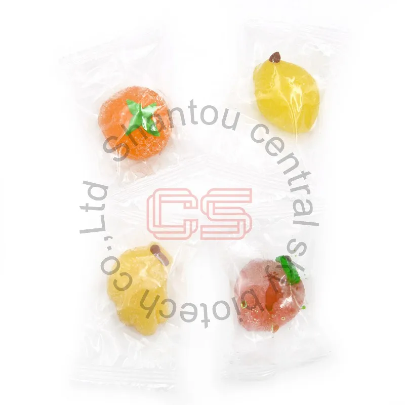 Confectionery bulk soft sweet candy Delicious Fruit orange lemon shape Gummy Candies