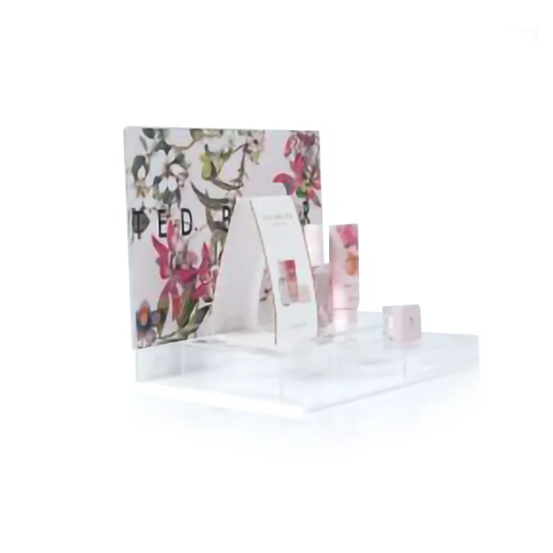 creativity retail counter top cosmetics display rack acrylic, free design!