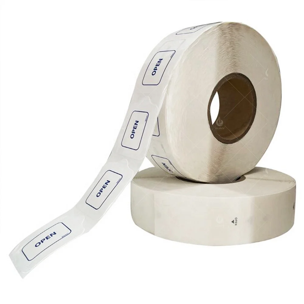 Custom Plastic Transparent stickers Resealable Wet Wipes Adhesive Package Stickers