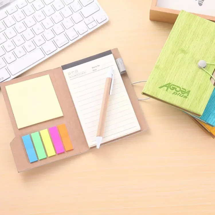 Promotional Gift Custom Logo Personalized Creative Paper Sticky Memo Pad Notepad