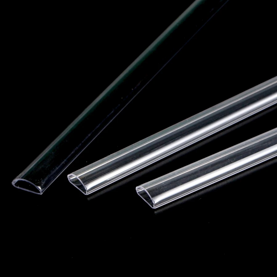 Customizable Modern Design Co-Extruded Plastic Frame Cheap PVC Profile Square Transparent PC Material