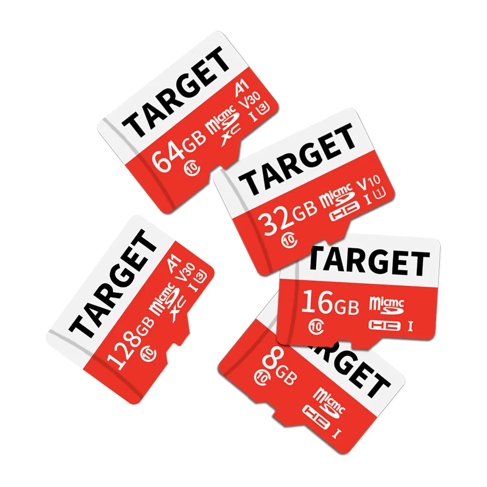TARGER 64GB 128GB 256GB 512GB class 10 tf card mini SD Cards Memory Card for ip camera car navigation