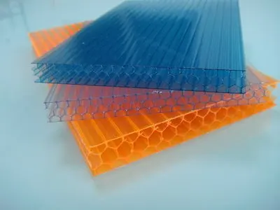 
2019 hot sale 14mm/16mm/18mm polycarbonate/plastic honeycomb sheet for greenhouse building 