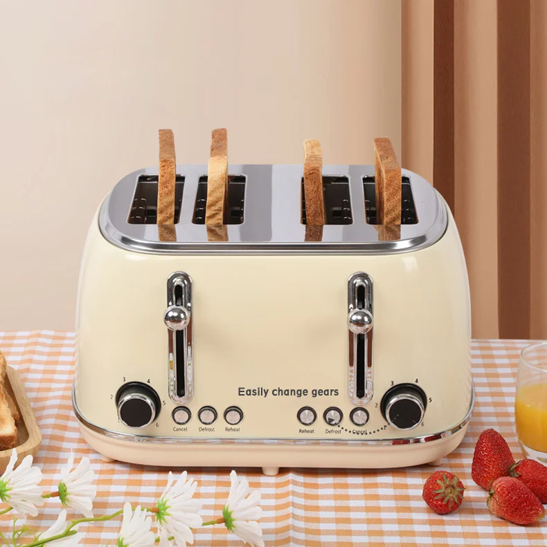 Odm Kettle And Toaster Set  4 Slice Stainless Steel Commercial Electrical Toaster