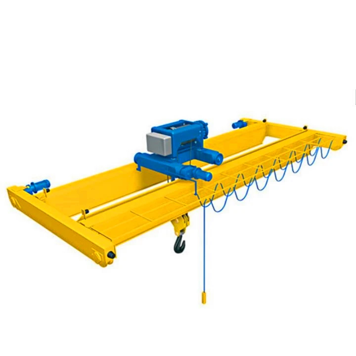 Low cost high performance double girder bridge crane 2 ton 5 ton bridge overhead crane for sale