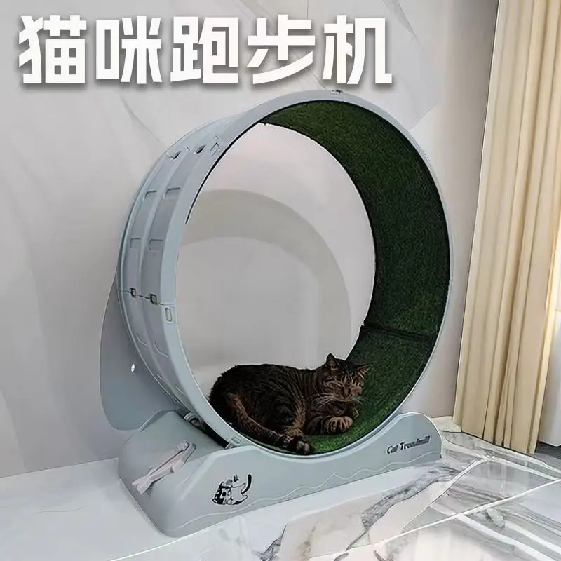 Interesting Running Wheel Silent Household Interactive Pet Tread Exercise Cat Climbing Frame Cat Treadmill