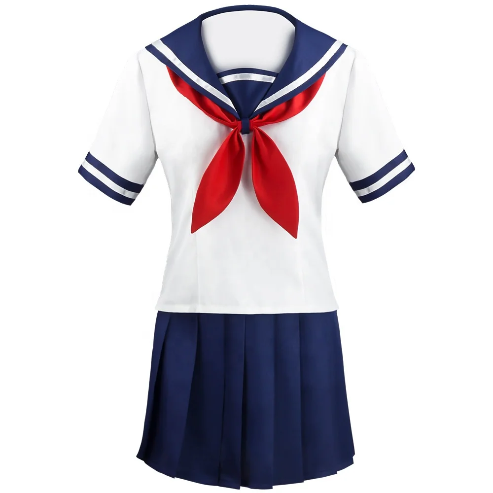 Sailor Uniform School Uniform College Style Game Cosplay Clothing Costume Women