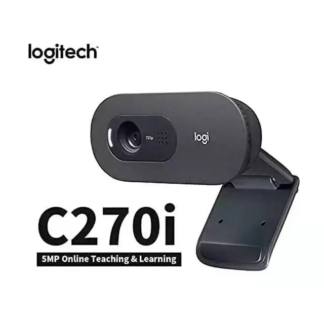 Оригинальная HD веб-камера Logitech C270 C270i настольный компьютер ноутбук Бесплатный диск онлайн-курс видеочат