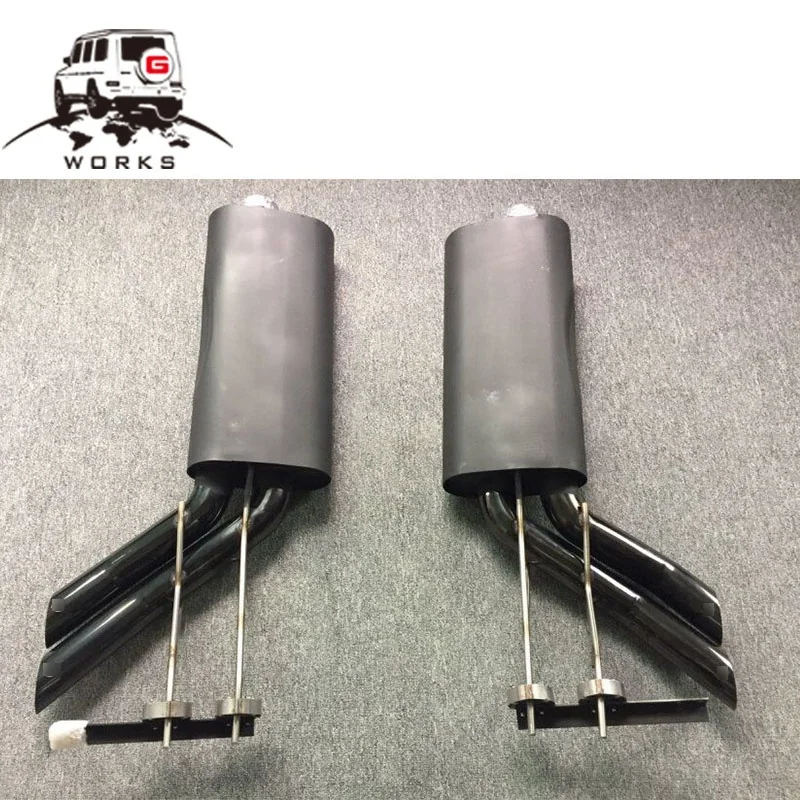 1990~2018 Year G Class W463 G63 G65 B Style Car Exhaust Tips Electroplating -chrome W463 G63 G65 G500 4 Tips Exhaust System