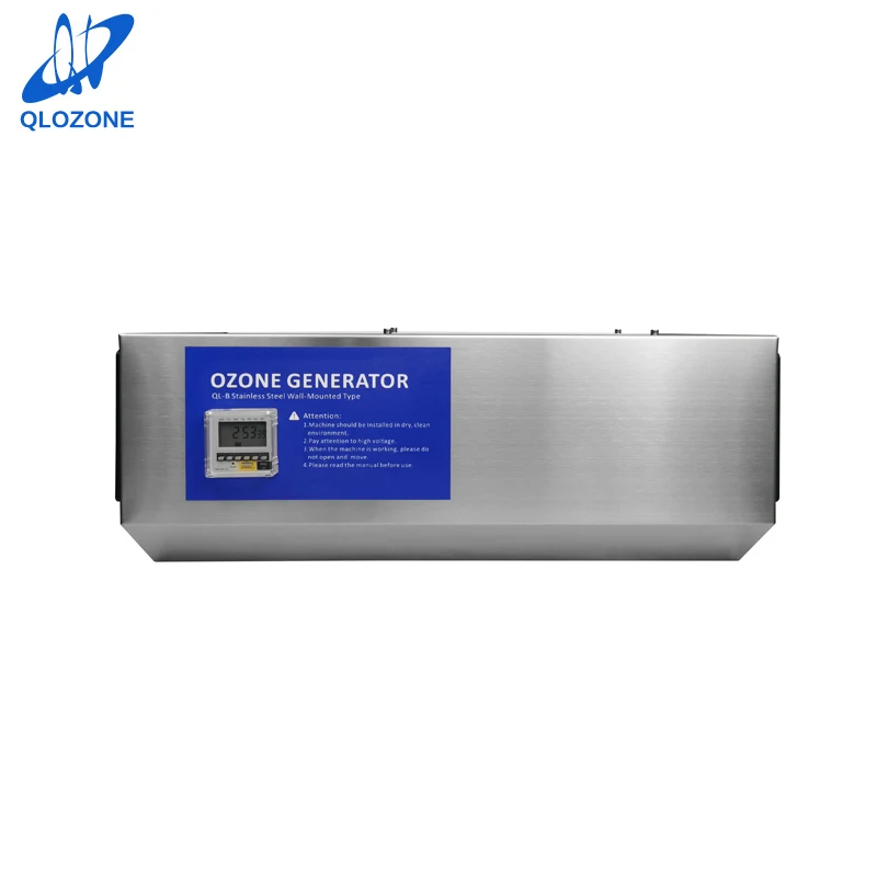 3g Wall Mounted Ozone Generator with Good Price 50*16*22cm 220V / 110V Hot Product Provided QLOZONE CN;GUA Sliver 75W 8kg 99%