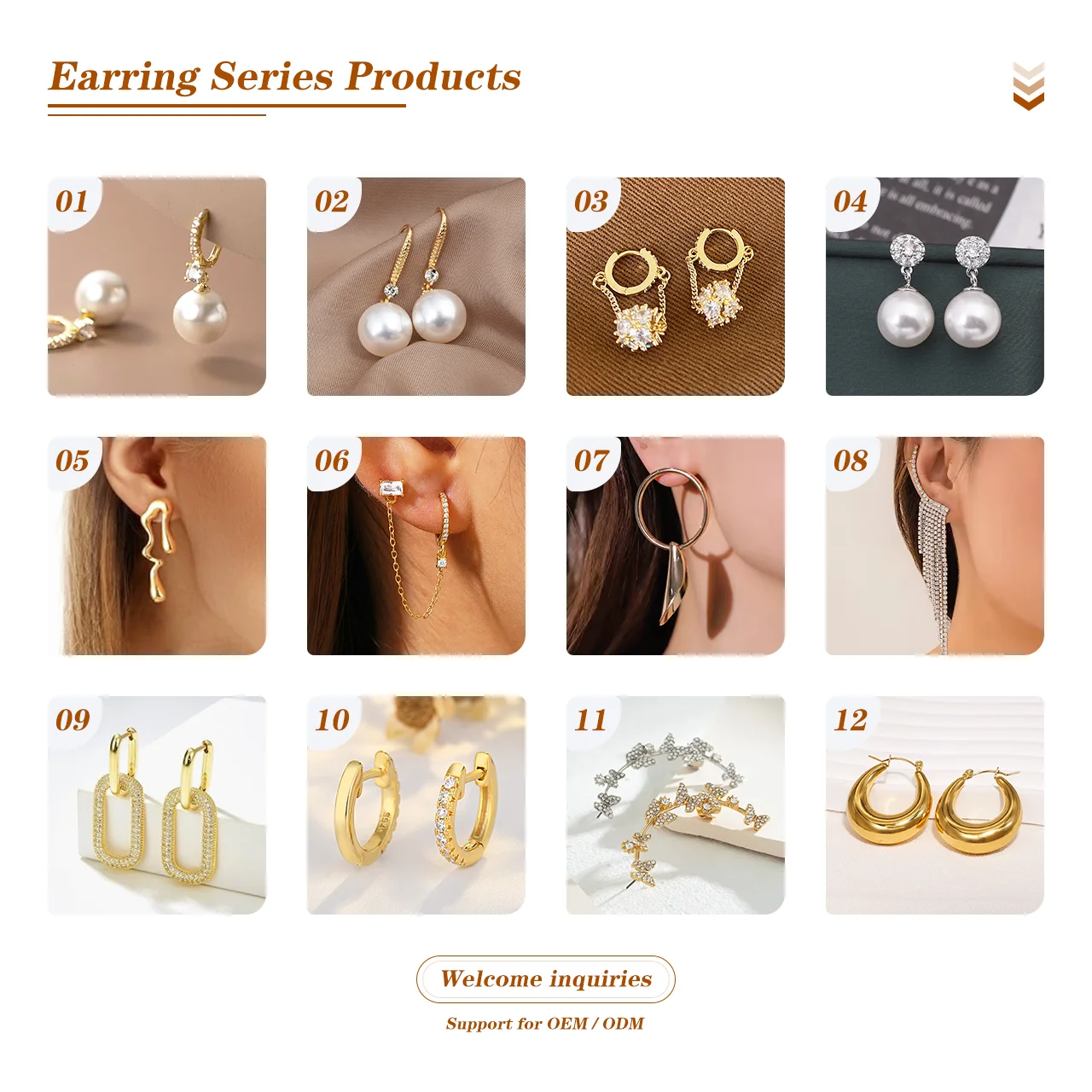 Single-sided oil-drip wheel round earrings, fashionable retro stainless steel plated 18K earrings jewelry