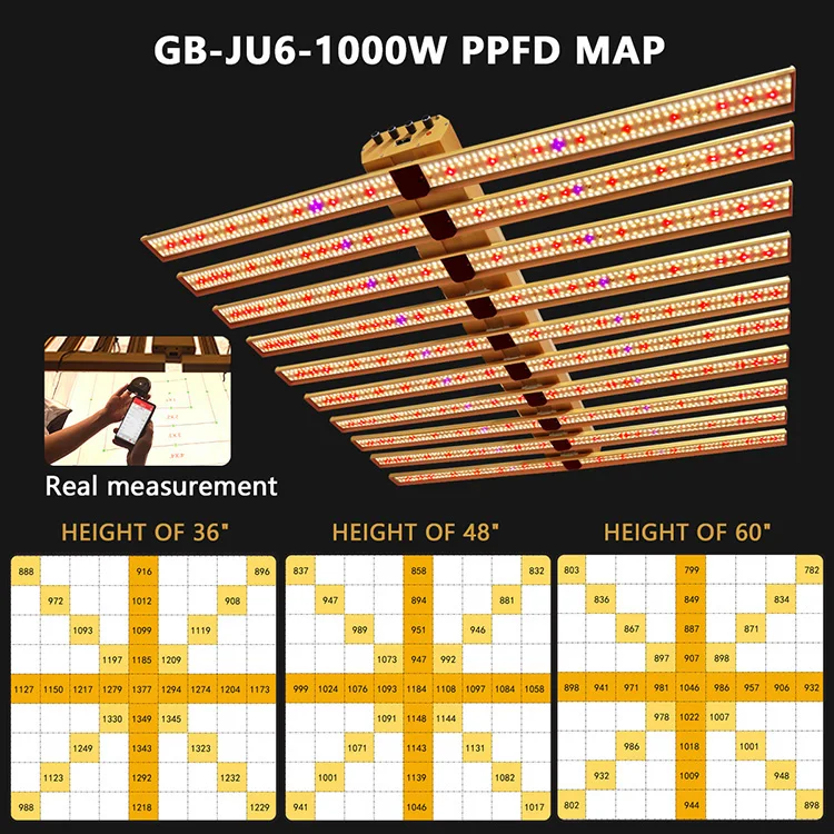 Umol umolol gold bar 4 channels multi-spectrum intelligent control manufacturer 1000w plant full spectrum indoor Led Grow light