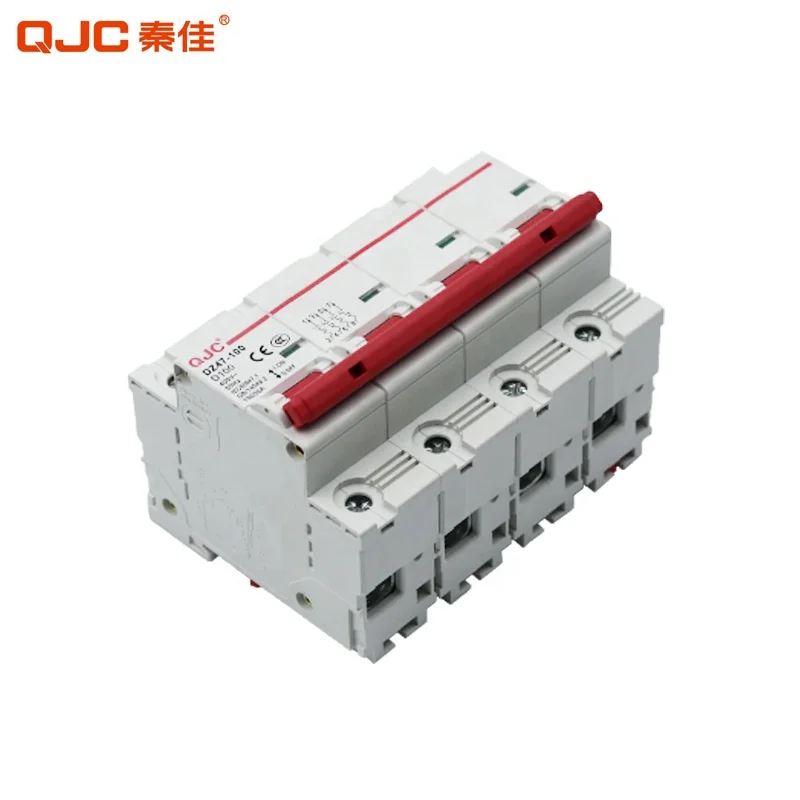  QJC Китай оптовая продажа DZ47-100 4 Pole MCB 100 Amp миниатюрный автоматический