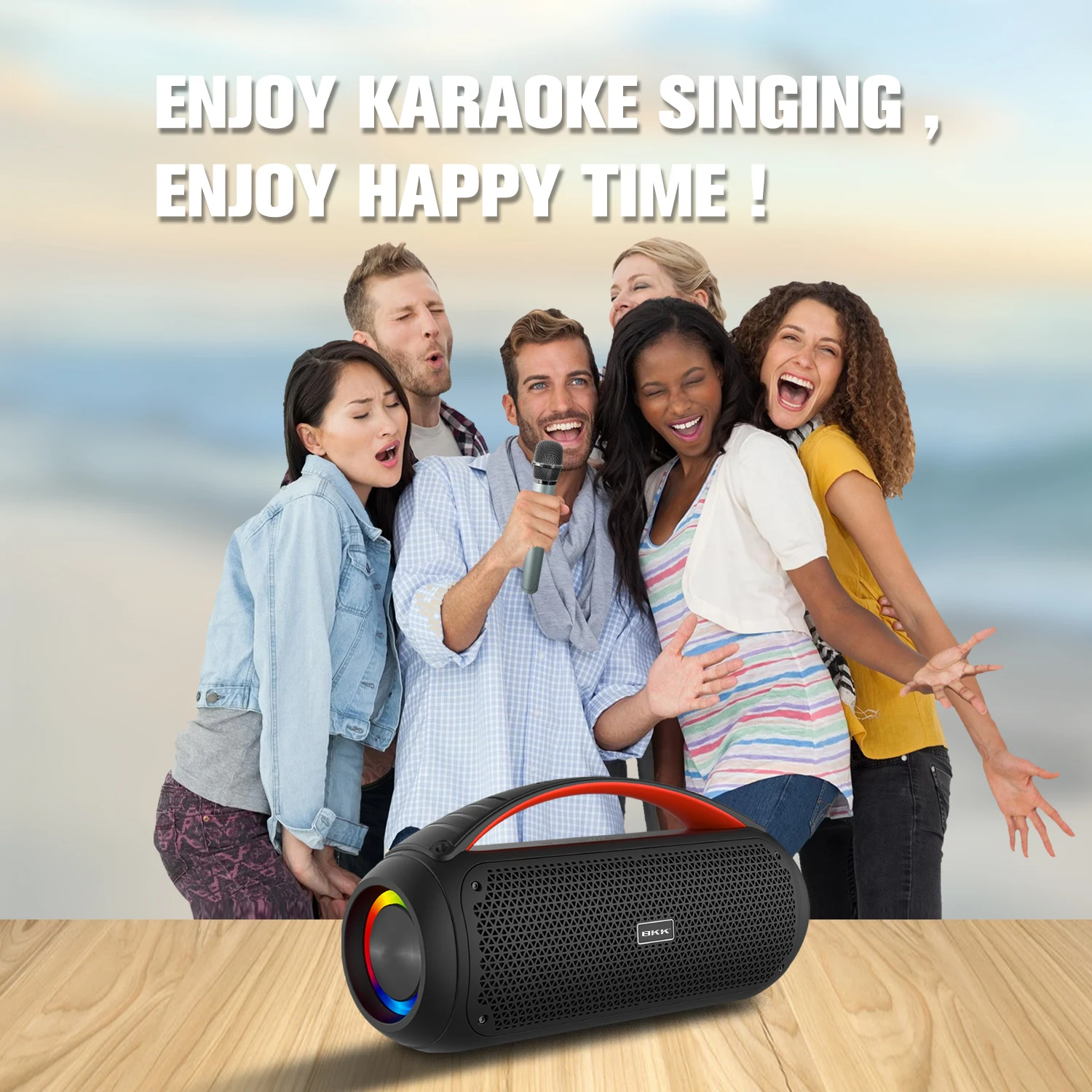 Portable Bluetooth Microphone Speaker outdoor Speaker (B62)