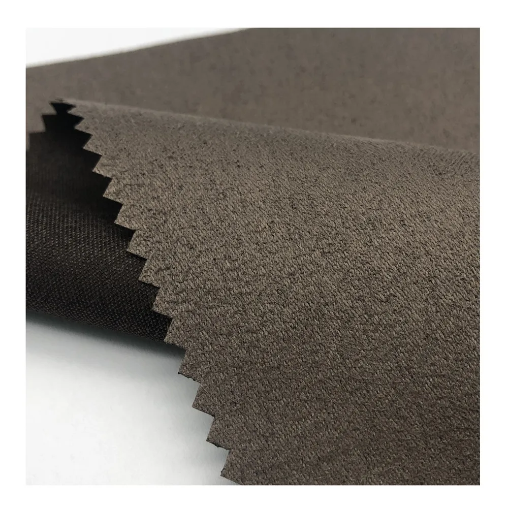 Ткань из ультразамши с полиуретановым покрытием для обуви