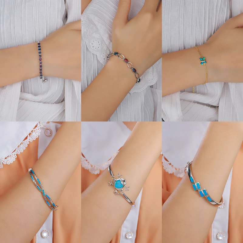 XYOP Time Does Not Stop The History Between The Wrist Jump Opal Bracelet Get Married