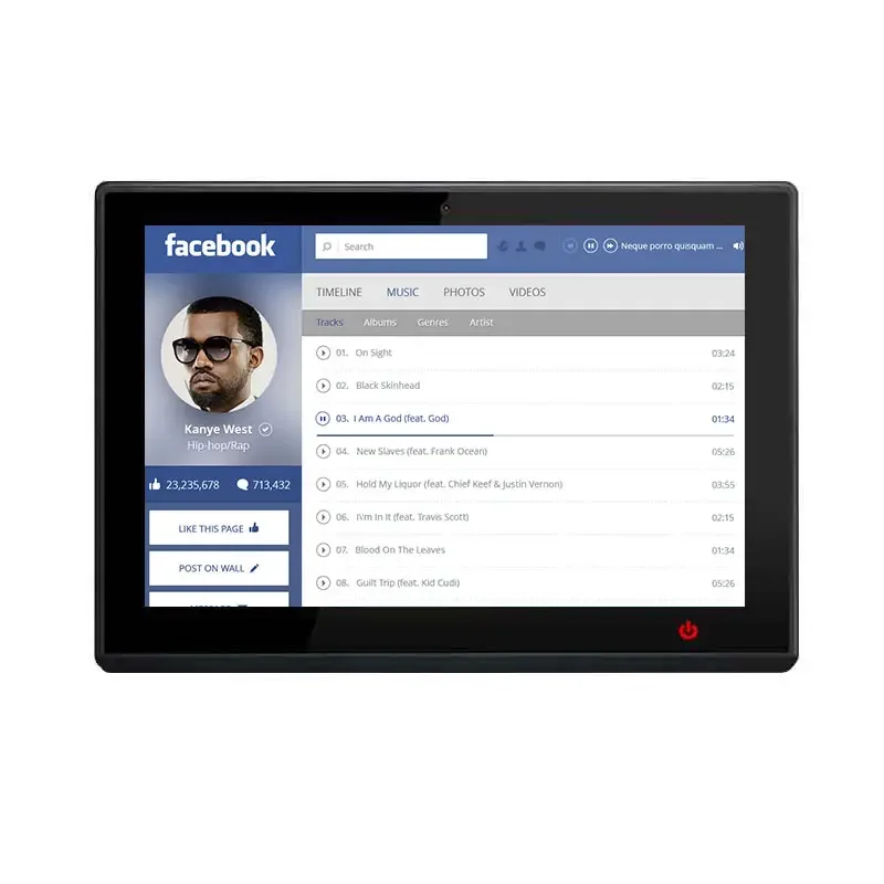 Factory Direct Supply 10.1 inch Android Tablet pc Smart Hotel Android Capacitive Touch Tablet PC with POE Function