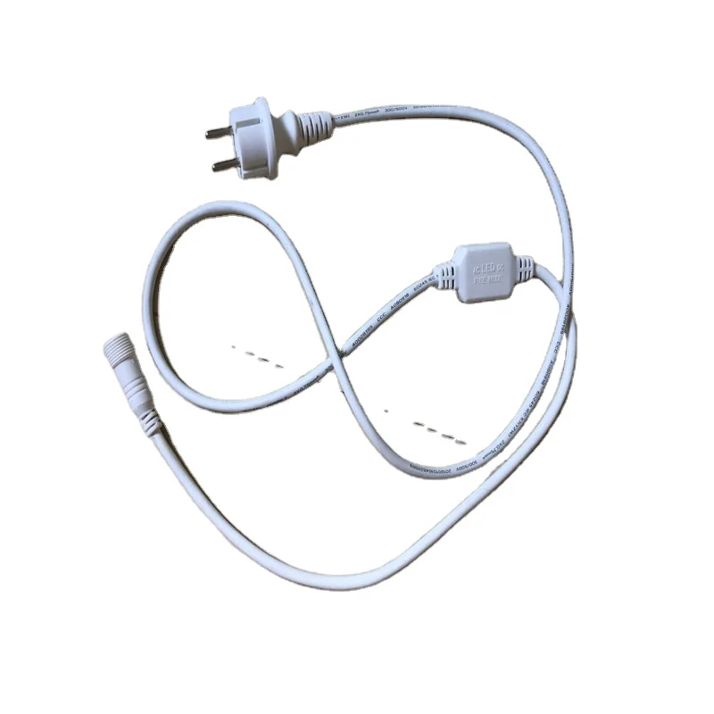 220V-230V резиновый шнур питания 1,5 м с подключением к сети ЕС IP44 для рождественских Гирлянд