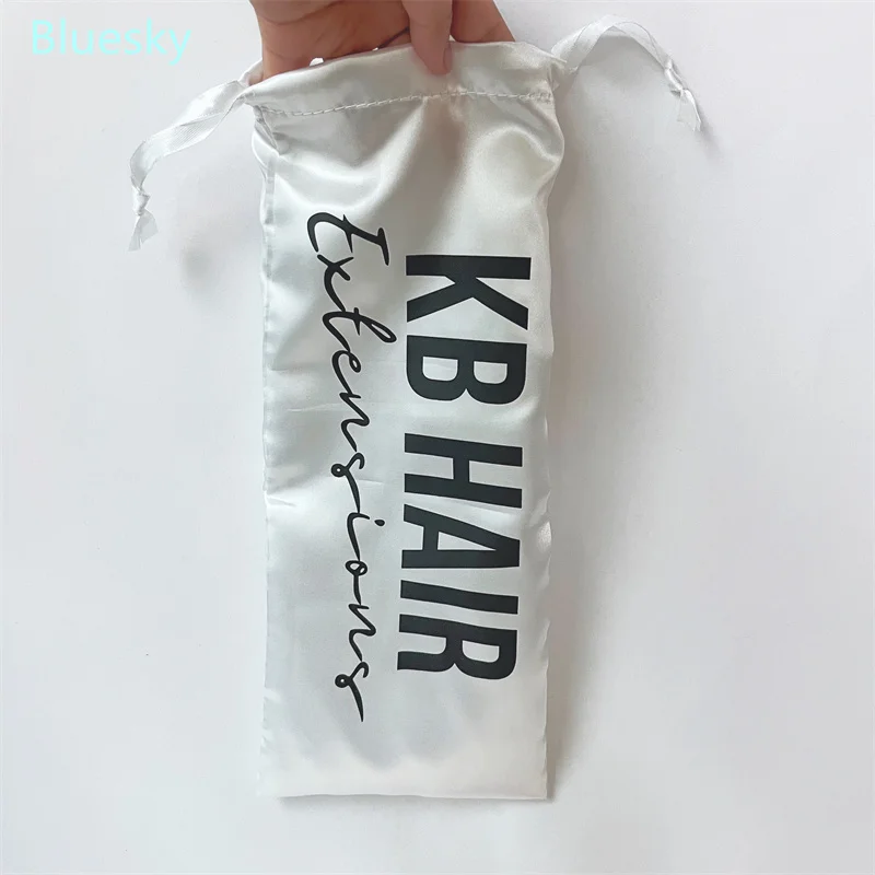 High quality satin pouch custom logo size gift packaging bag satin