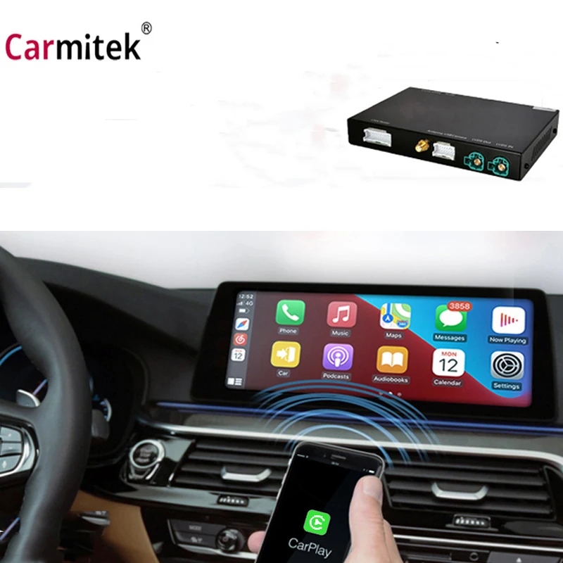Wireless CarPlay for BMW 1 2 3 4 5 6 7 Series X1 X3 X4 X5 X6 E60 F10 F20 F30 E90 E36 E39 E30 E92 E70 G30 E34 E71 G20 E87 E82 M4