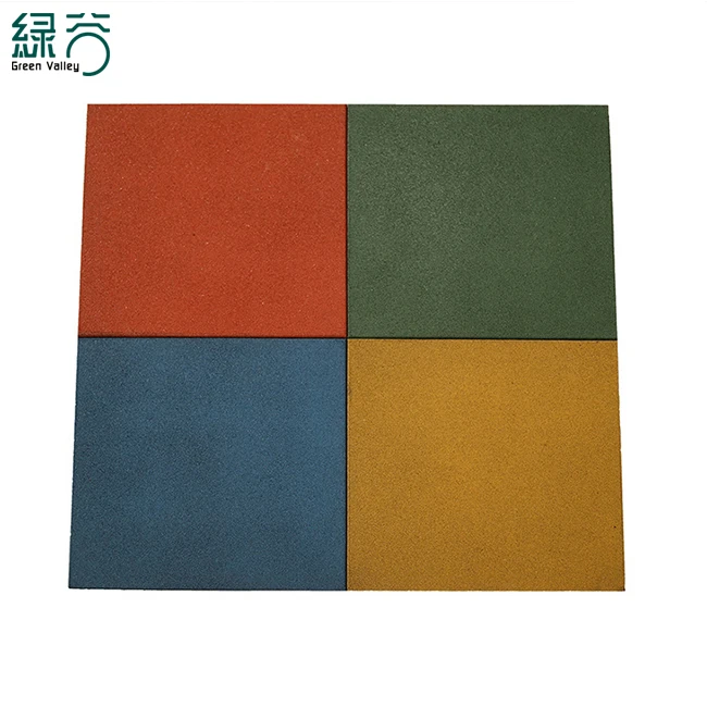EPDM/SBR safety playground rubber floor tile mat outdoor floor rubber tiles