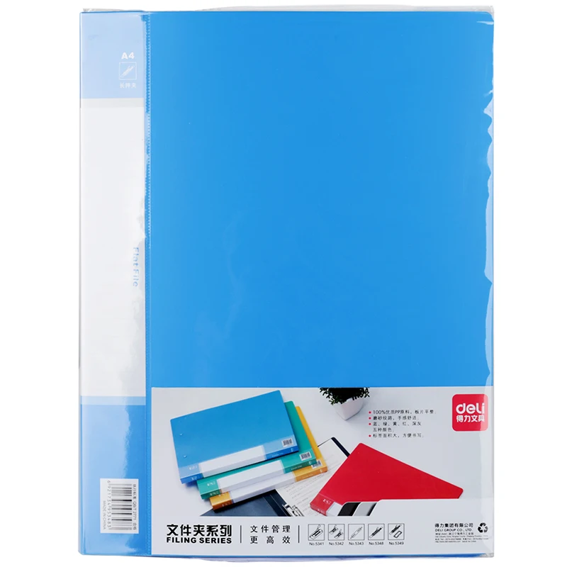 Colorful Swing Clamp Binder with Metal Clip Paper Flex Binder A4 Pattern for Work and School Documents Paper Bag Style