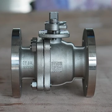 150LB CF3M SS304 Manual Float ball flange ball valve for water oil gas
