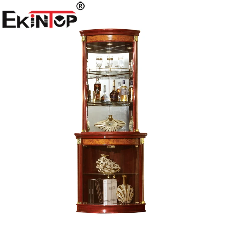 Ekintop modern living room furniture multifunction bar cabinet home bar glass cabinet