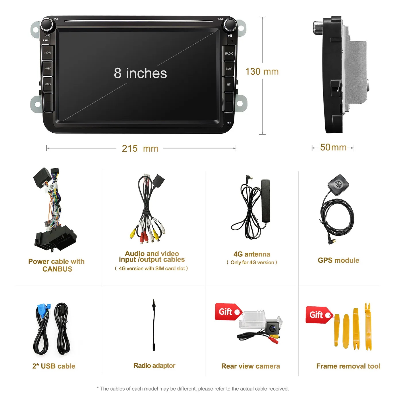 Car Radio Android 10.0 For VW Volkswagen Polo Tiguan Golf 6 7 Passat b7 b6 Jetta Skoda Octavia Auto CarPlay Video Player No 2din