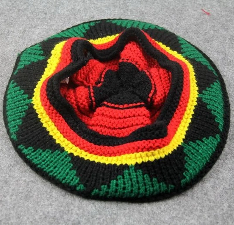 Knit Rasta  Reggae Jamaican Cap