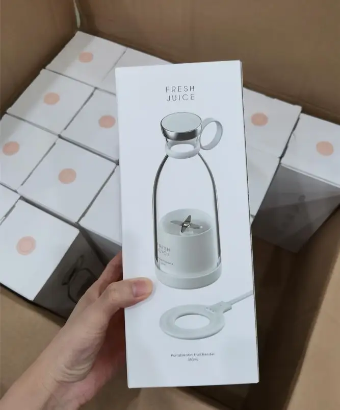 Wholesale Best Price 350ml Personal Powerful Automatic Electric Juicer Mixer Portable Fresh Juice Mini Blender
