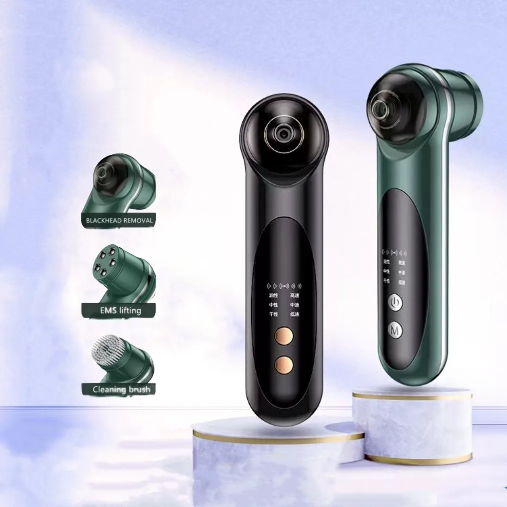 Wholesale 3 In 1 Pimple Kit Removal Suction Extractor Blackhead Remover Set Vacuum Pore Cleaner Facial