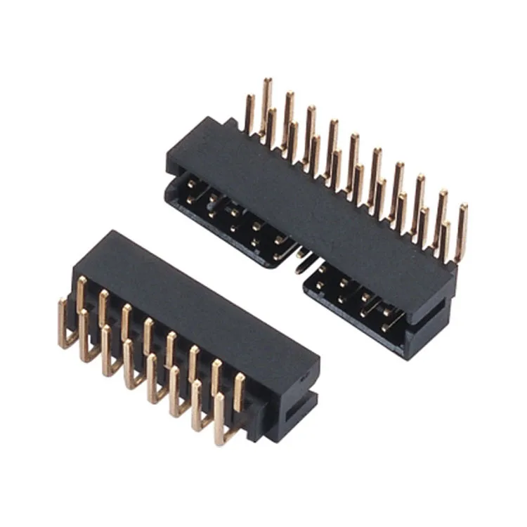 2.0mm pitch box header H6.35mm Right Angle Type  Male PCB Header Connector amp female header