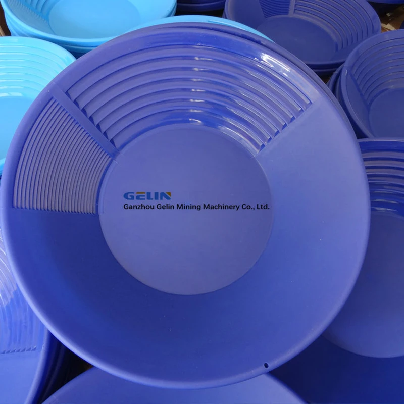 Alluvial sand gold gold washing pan