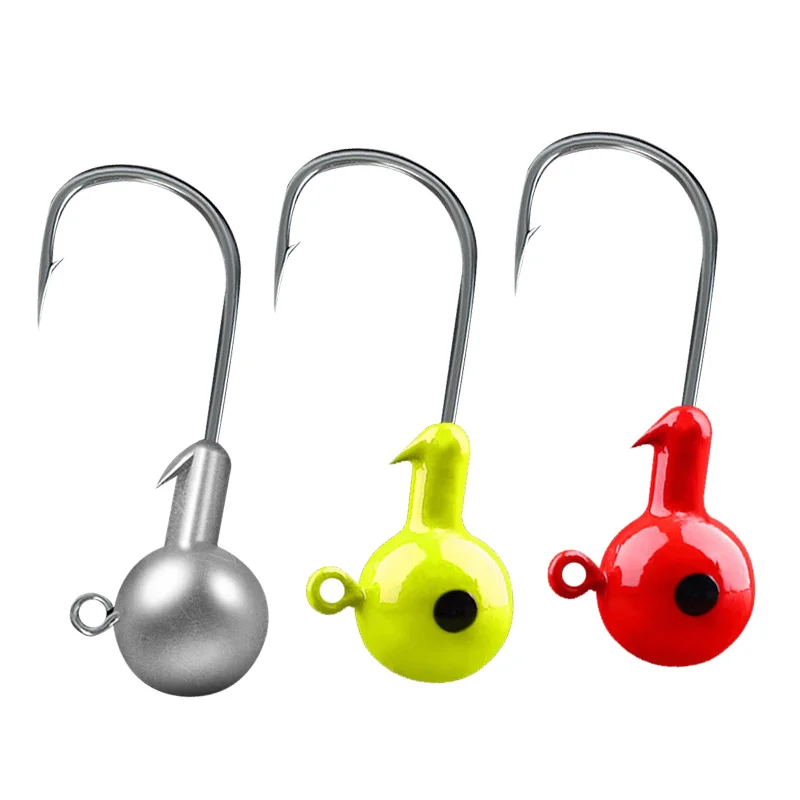 CWJHL01-1 Cheap Price Lead Jig Heads For Fishing Sinking Lure  Metal Spinner Jig Tuna Jig Head Lures