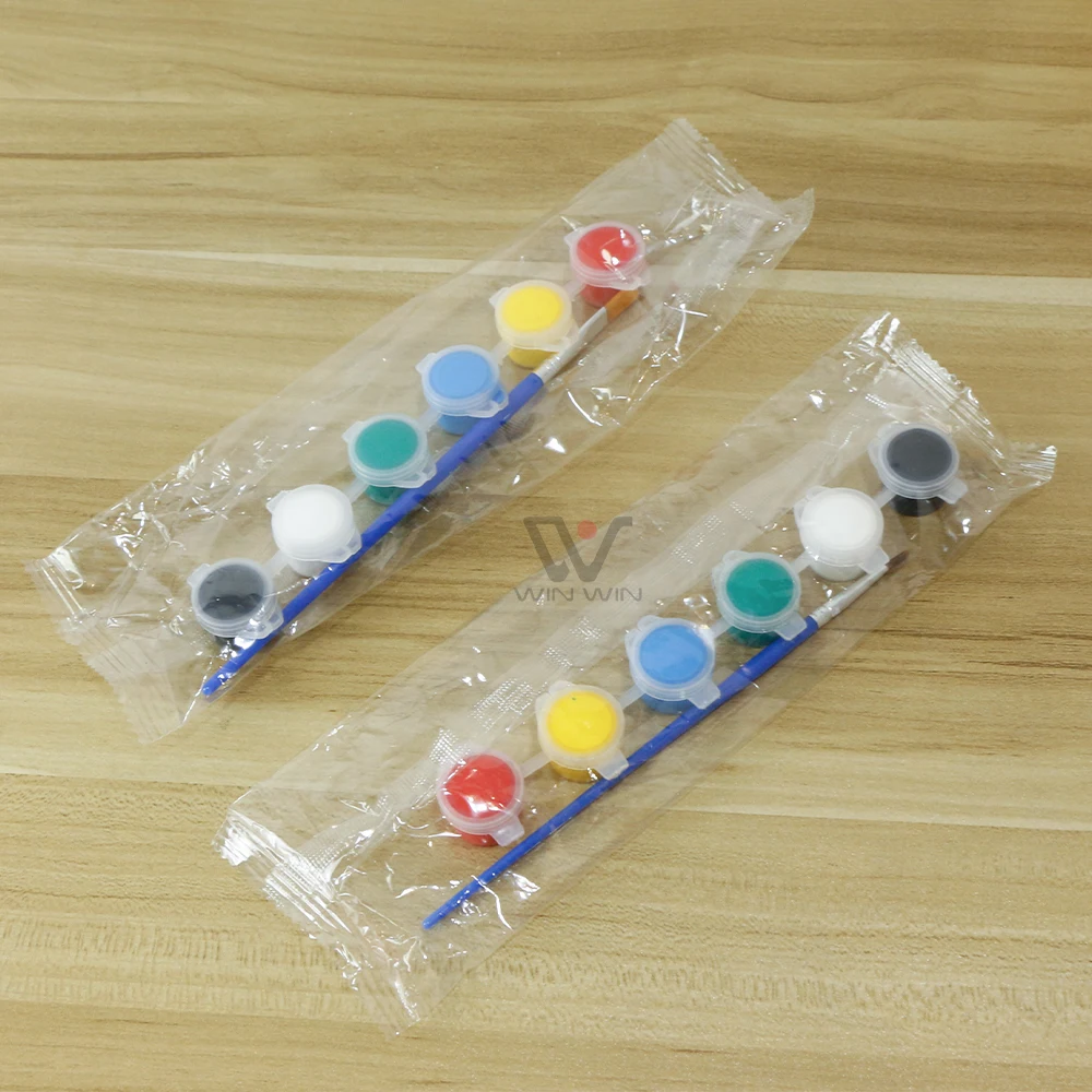 6 Colors Acrylic Watercolor Paint Hand Painted Watercolor Pigment For DIY Drawing Painting School Art Supplies