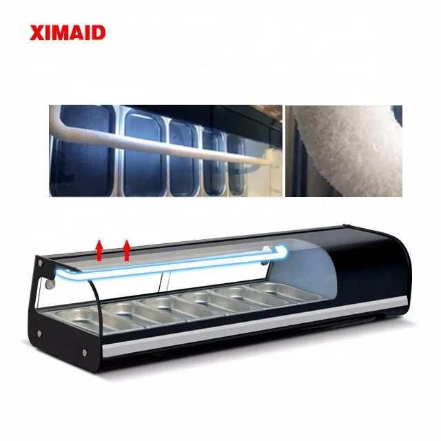 sushi refrigeration equipment  freezer showcase salad kitchen refrigerator