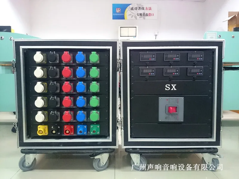 400A Camlock Stage Lighting Power Distribution Equipment 3 Phase Camlock Power Distro Box