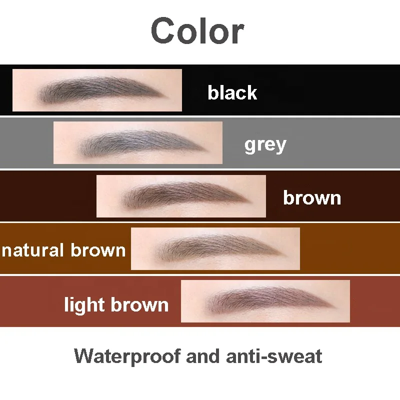 Tattoo Supplies Wholesale Permanent Makeup Pencil Microblading Waterproof Korea Eyebrow Pencil Private Label For Eyebrow Shaping