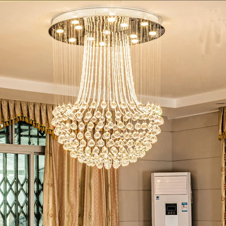 Zhongshan Classic Magnificent Dining Table Crystal Chandelier Italian Ceiling Italian Pendant Lights