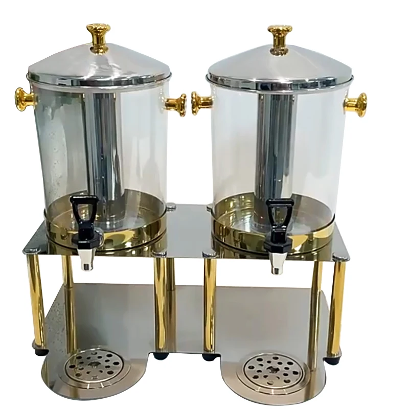 Hot Sale Hotel Restaurant Equipment Commercial Juicer Dispenser Juice Cold Beverage Silver 8L/16L Gold Drink Dispenser