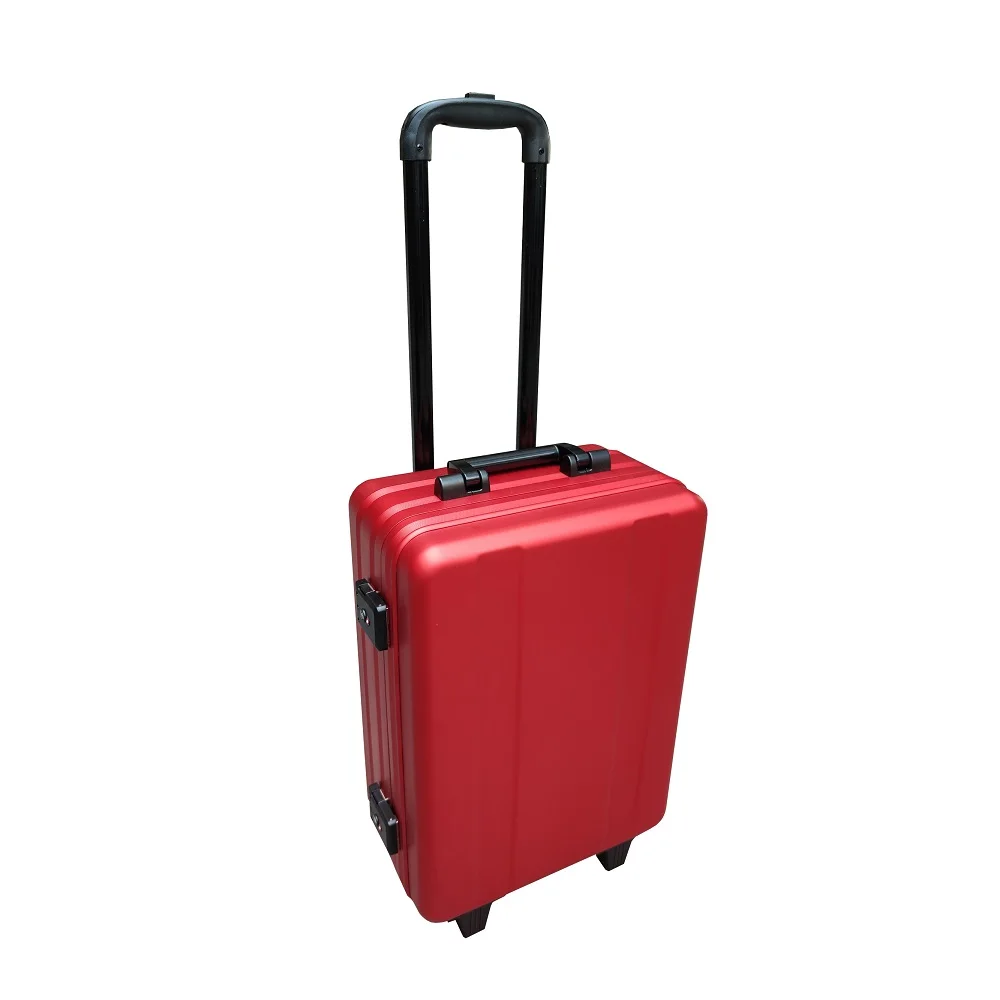 2023 High Quality Carry-on Aluminum trolley Case Pilot cast suitcase hardshell travel Luggage made in China