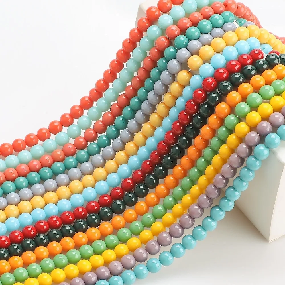 2023 Hot Sale Colorful Glass Crystal Beads Kit for Jewelry Making DIY Necklace Beads Jewelry Mix Loose Spacer Beads Set For Girl