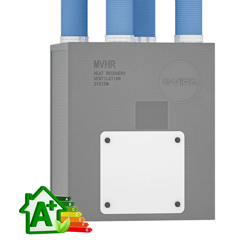 Passive House ERV HRV Ventilation System Air Recuperator EPP Material Heat Recovery HRV Ventilation Unit with EC BLDC Motor