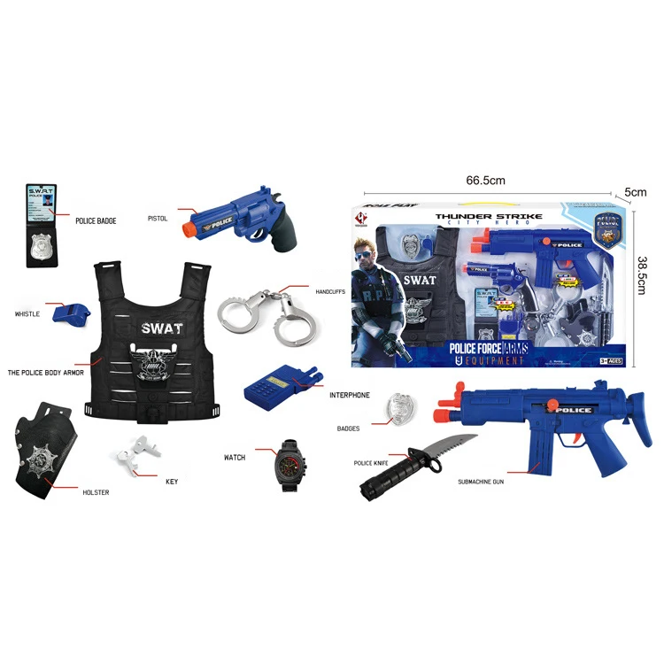 Детский фестиваль ролевые игры Полицейский набор униформа наряд Играйте в полицейские костюмы полицейская игрушка детский полицейский