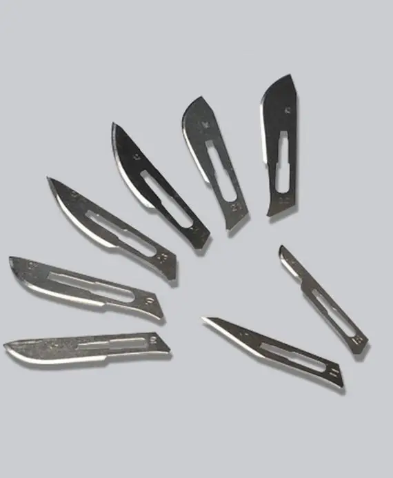 Ticare sterile carbon steel dental surgical blades carbon steel surgical blades no 15c carbon steel / 100 per pkt