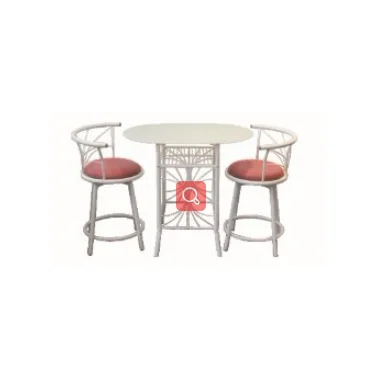 White metal coffee table set small coffee table