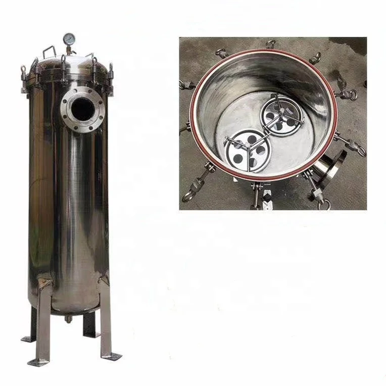 food grade stainless steel 304 /316L bag filter housing for honey coconut oil peanut oil